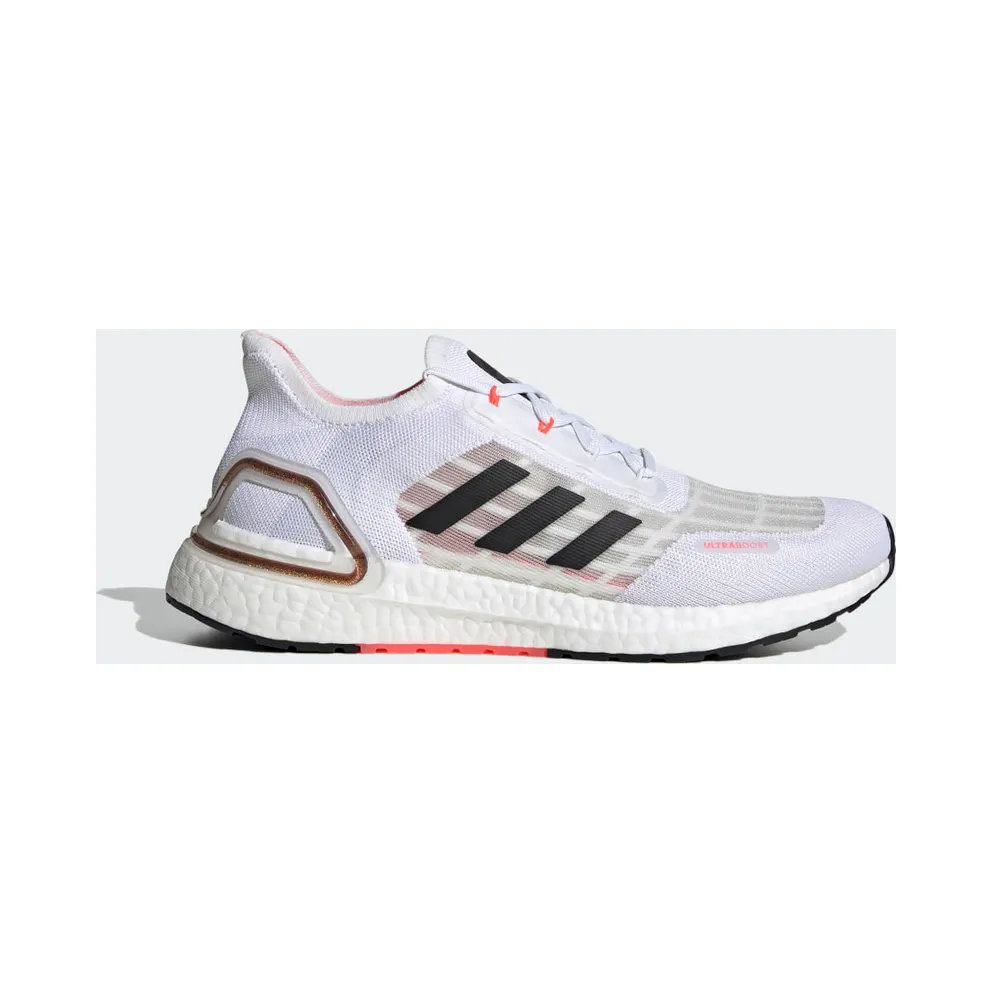 adidas Ultraboost SUMMER.RDY Schuh Cloud White / Core Black / Signal Pink / Coral (FW9771)