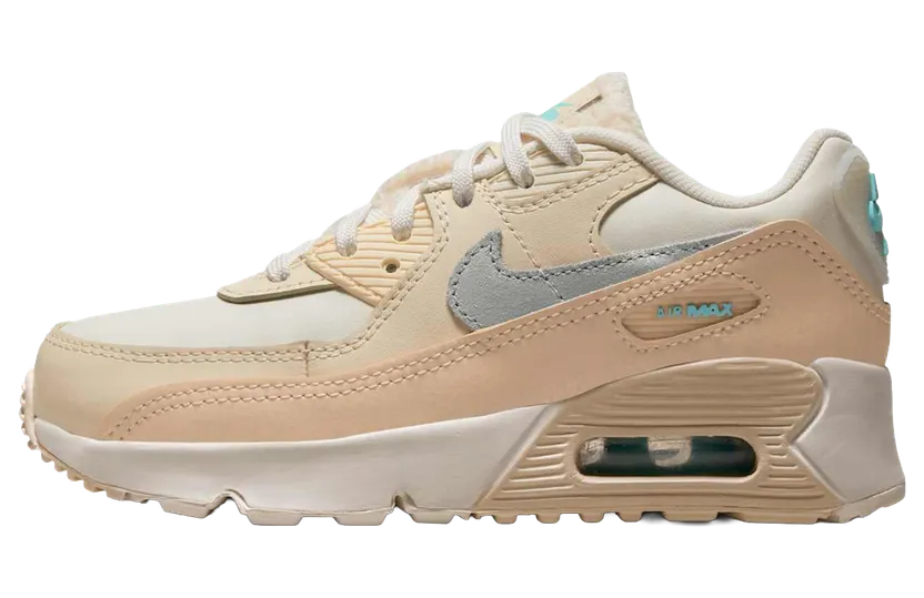 Nike Air Max 90 LTR PS “PHANTOM/SHIMMER/PEARL WHITE/METALLIC SILVER” (DZ5319-001)