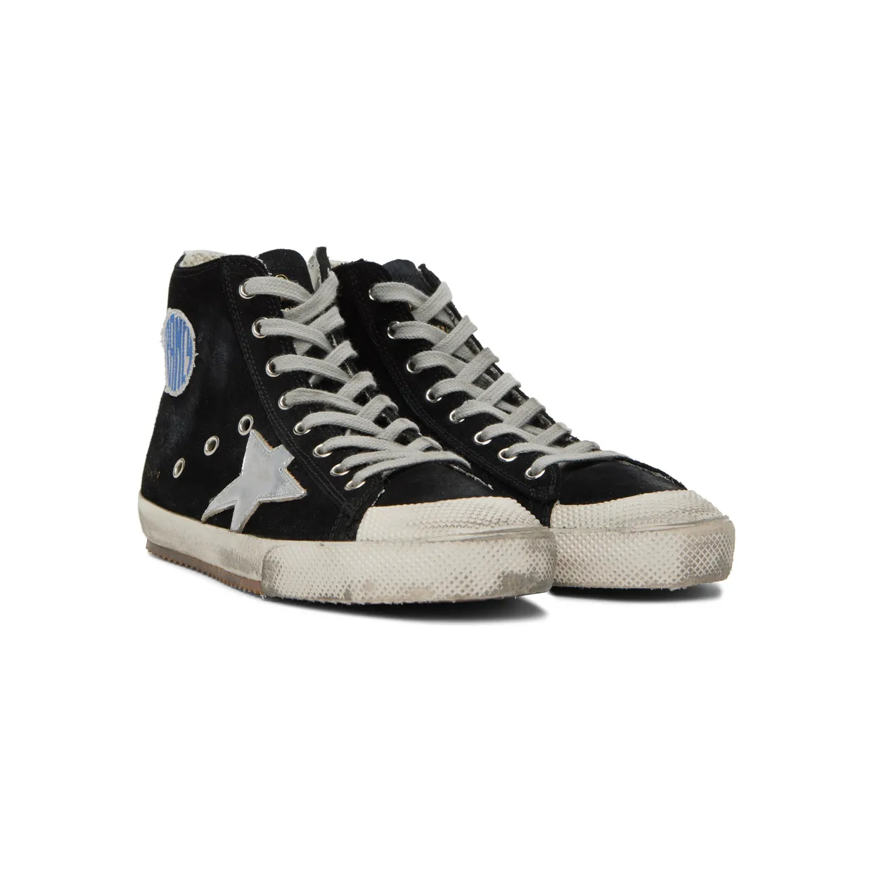 Golden Goose Black Francy Bike High-Top Sneakers (GMF00260.F002753.90312) (4)