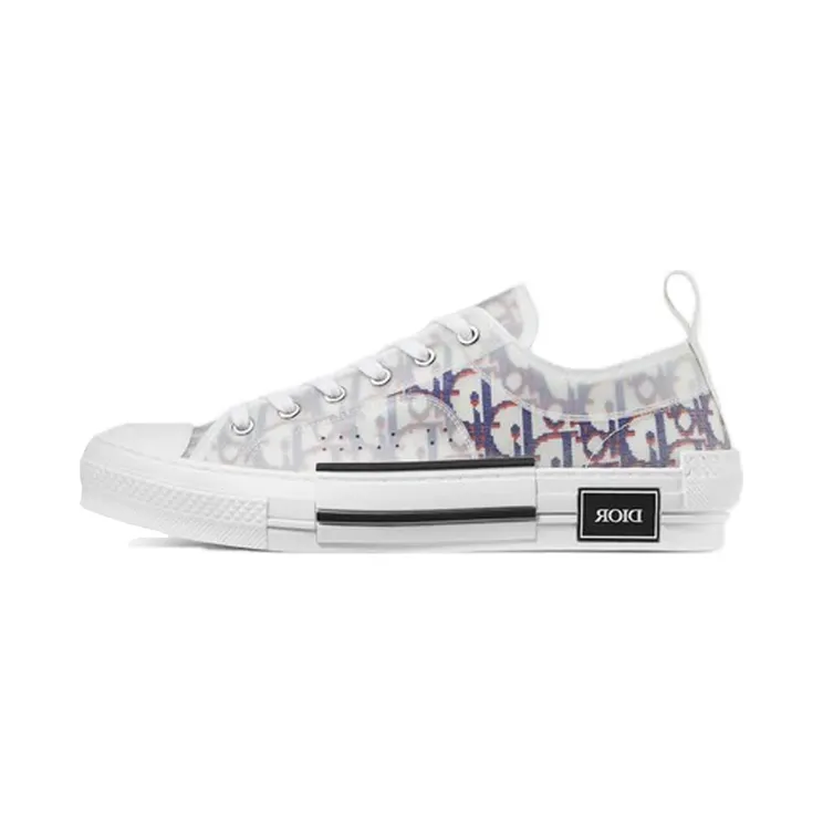 Dior B23 Low Top Red Blue Oblique (3SN249YTG-H563)