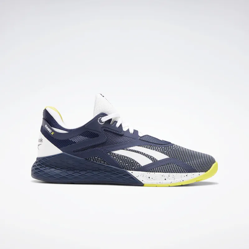 Reebok Nano X Vector Navy / White / Chartreuse (FW8473)