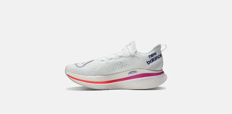 New Balance FuelCell SC Elite V3 White Victory Blue (MRCELLE3)