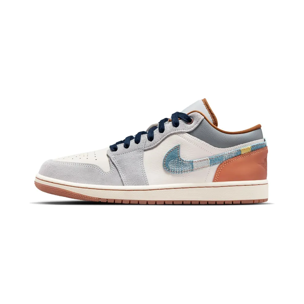 Jordan 1 Low SE Phantom Repaired Denim Swoosh (FZ5042-041)
