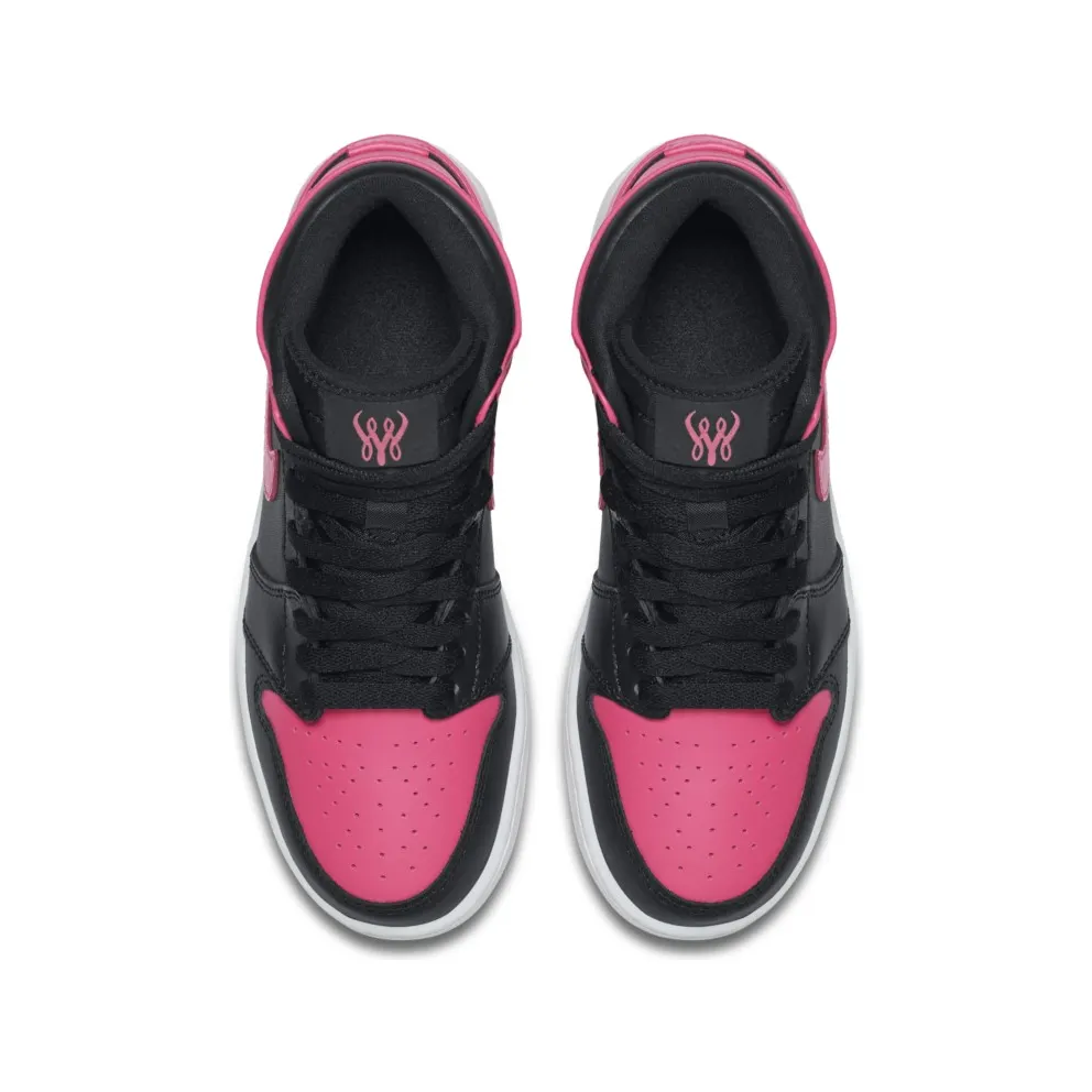 Jordan 1 Retro Serena Williams Hyper Pink (GS) Hyper Pink/White-Black (873863-609)