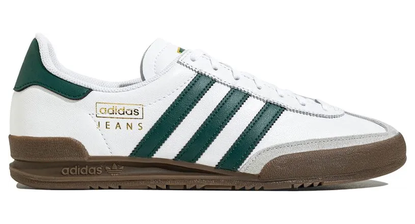 adidas Jeans White Collegiate Green Gum (GX4990)