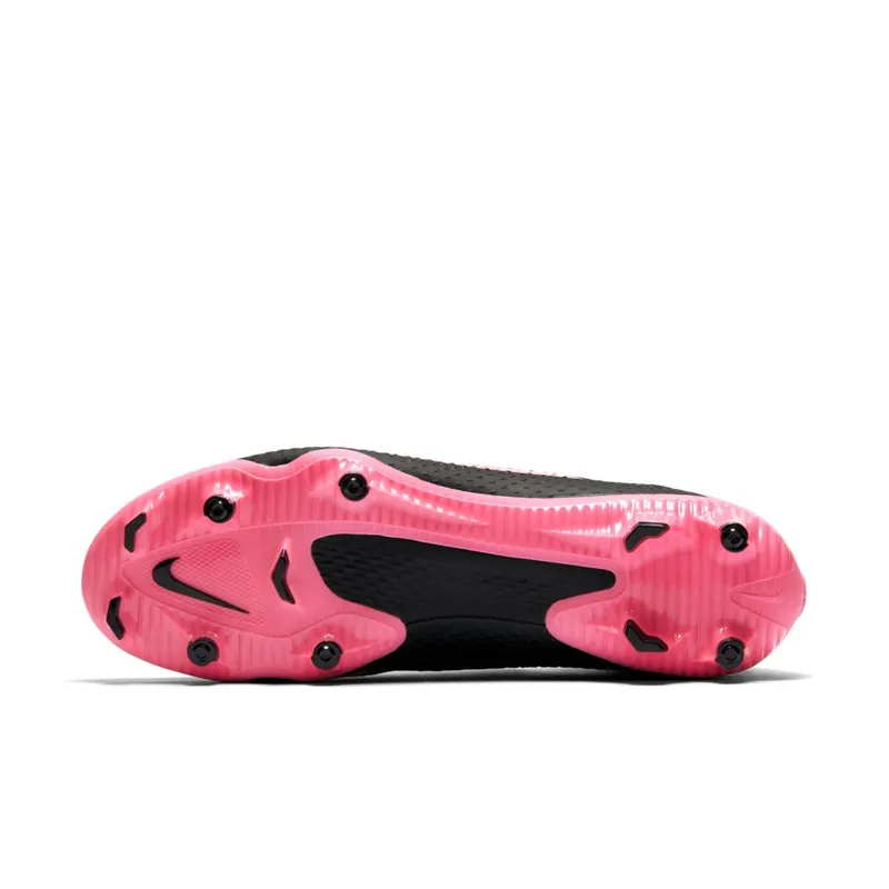 Nike Phantom GT Academy DF MG Black Pink Blast (Kids) Black/Pink Blast-Metallic Silver (CW6694-006)