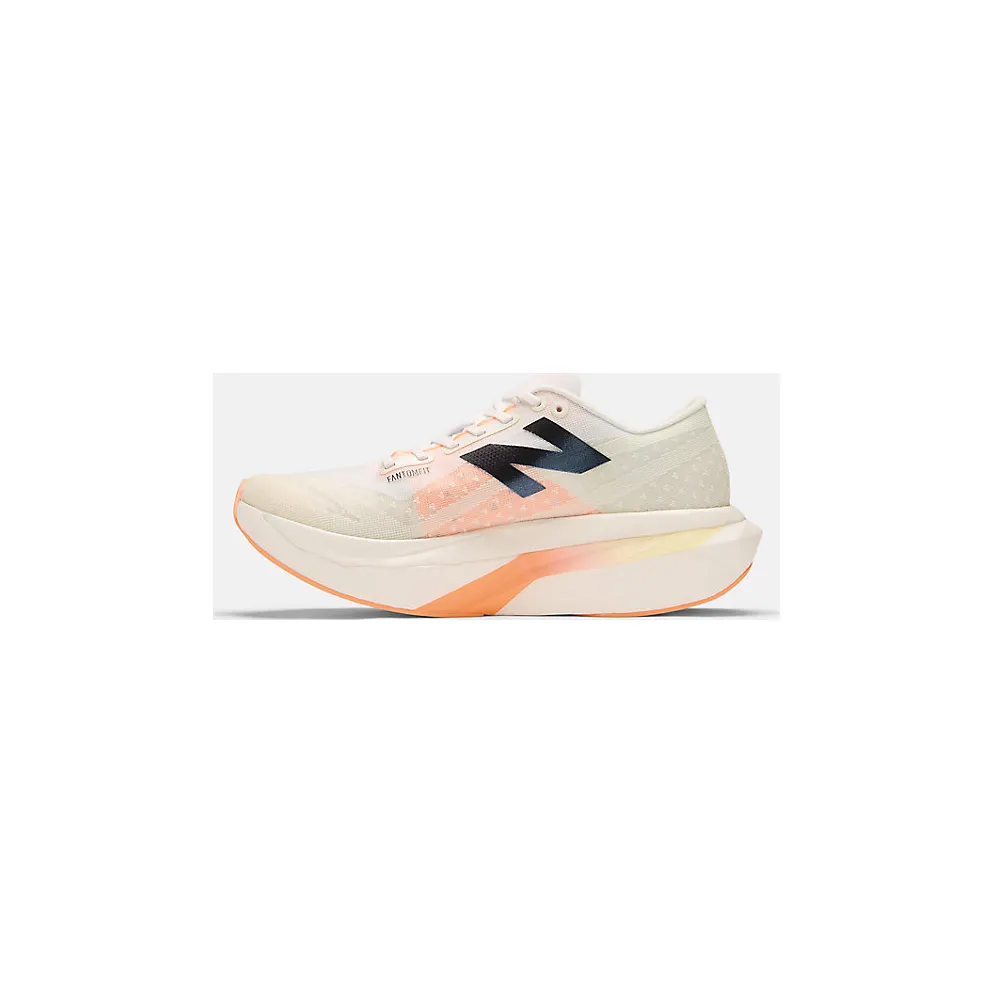 NEW BALANCE FuelCell SuperComp Elite v4 “White / Angora / Hot Mango” (WRCELCW4)