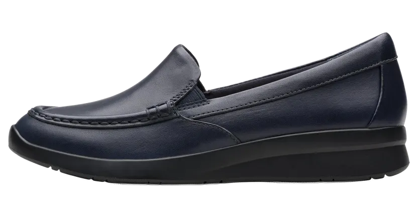 Clarks Ellowyn Lux “Navy Leather” (26180860)