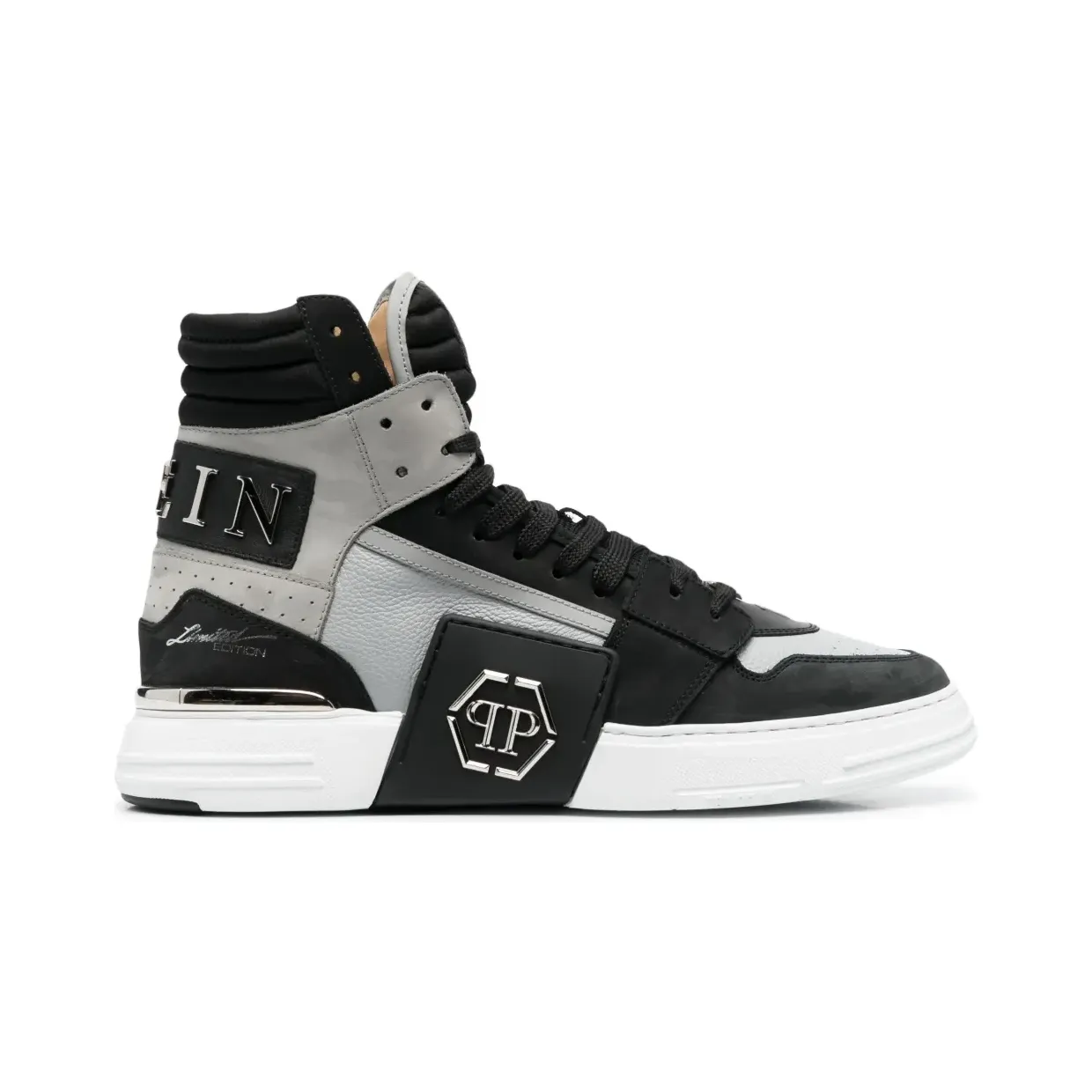 Philipp Plein Cocco Phantom Kicks High-Top-Sneakers “Black” (PACSUSC0273PLE010N)