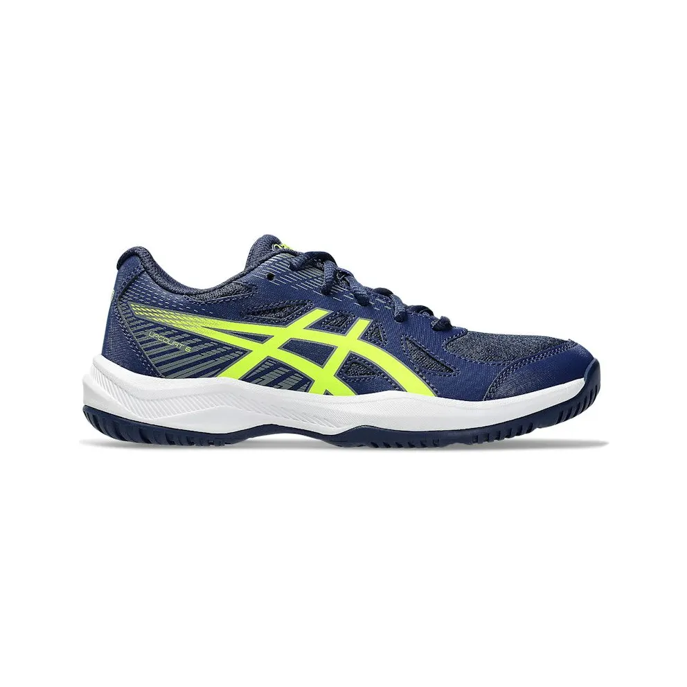 ASICS Upcourt 6 Blue Expanse Safety Yellow (1074A045-400)
