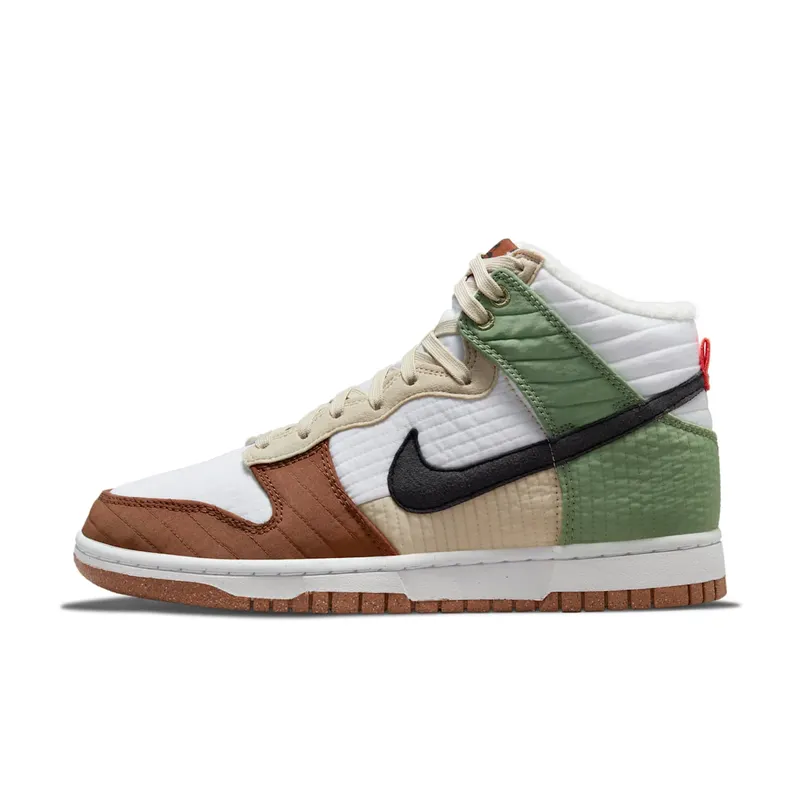 Nike Dunk High Toasty – “Summit White / Black / Oil Green / Rattan” (DN9909-100)
