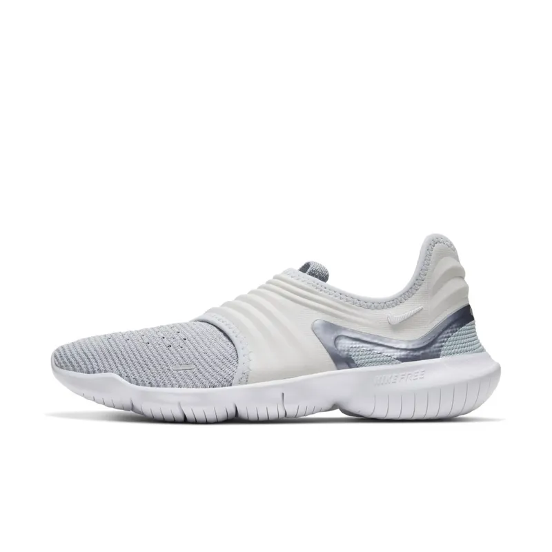 Nike  Free RN Flyknit 3.0 Pure Platinum (W) Pure Platinum/Cool Grey (AQ5708-007)