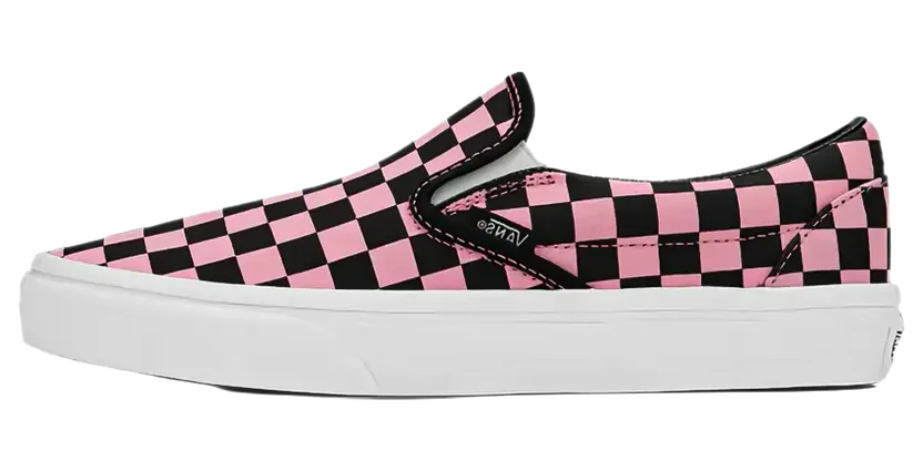 Vans Classic Checkerboard Slip-On “Pop Pink Black” (VN000D6YPIB)
