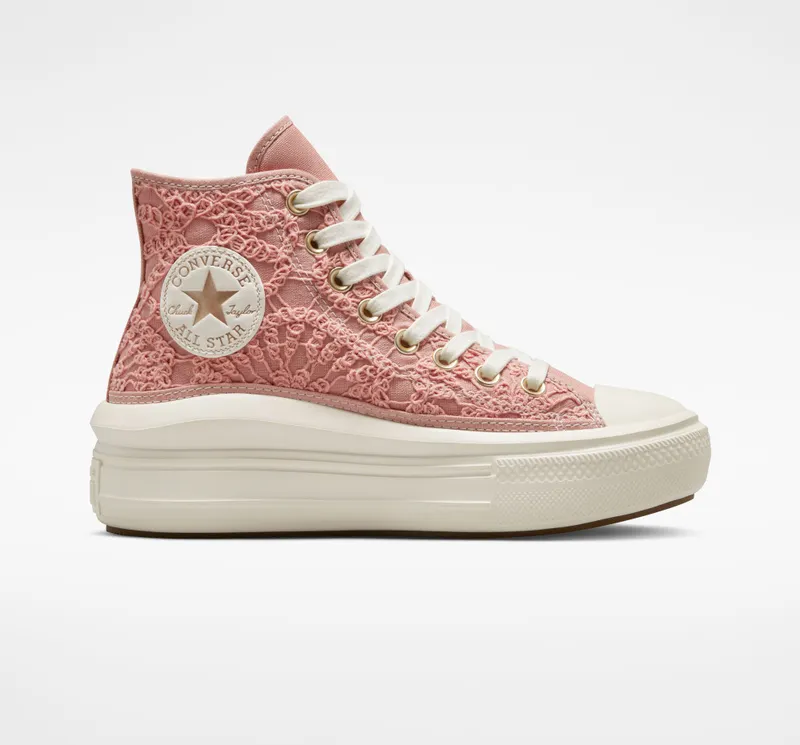 Converse Chuck Taylor All Star Move Platform Daisy Cord Canyon Dusk/rust Pink/egret