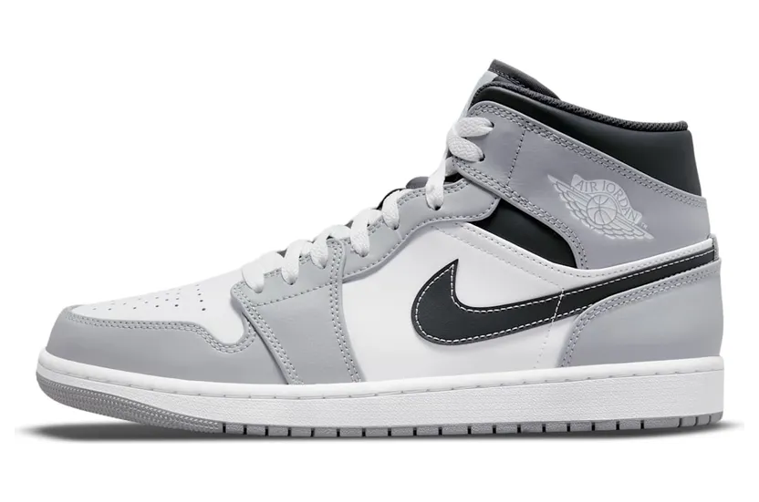 Air Jordan 1 Mid Smoke Grey Black (554724-078)