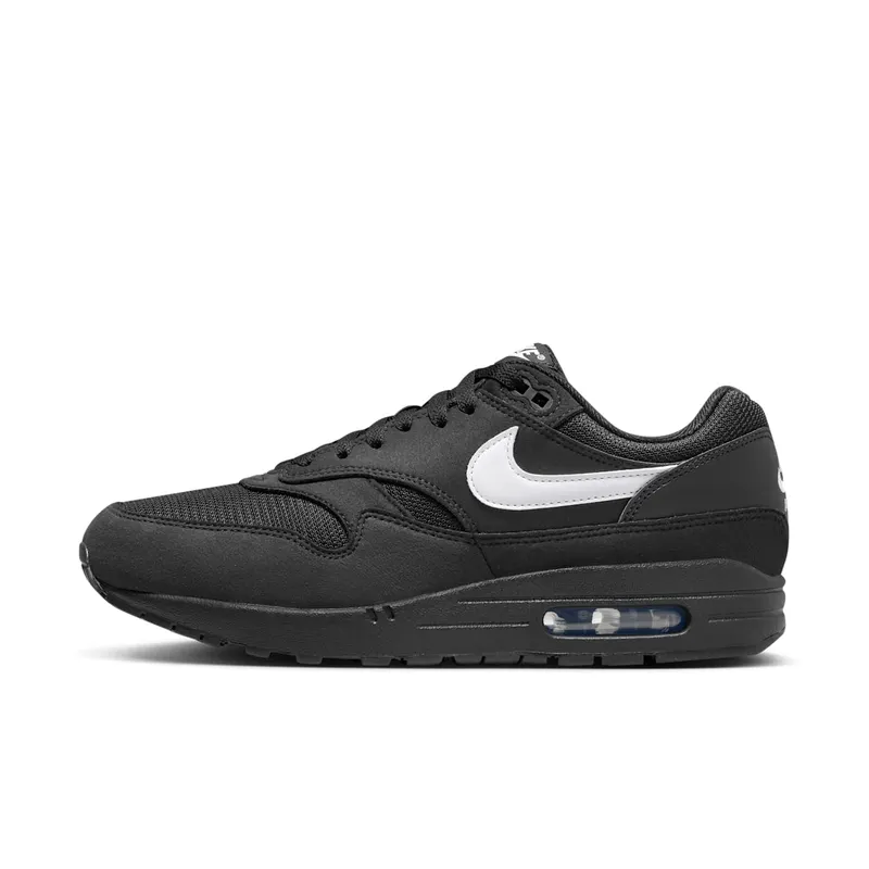 Nike Air Max 1 Black White Swoosh (FZ0628-010)