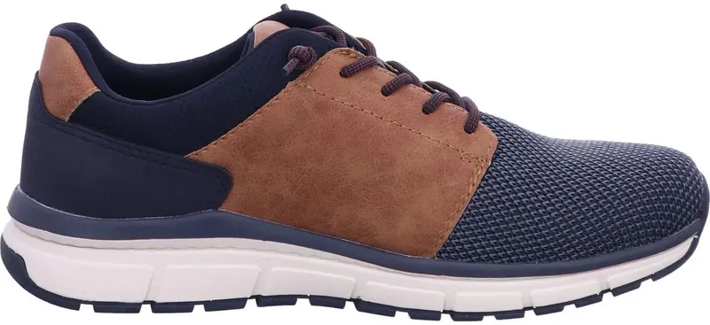 Bugatti sneaker dark blue/cognac (332-AOS61-6950-4163)