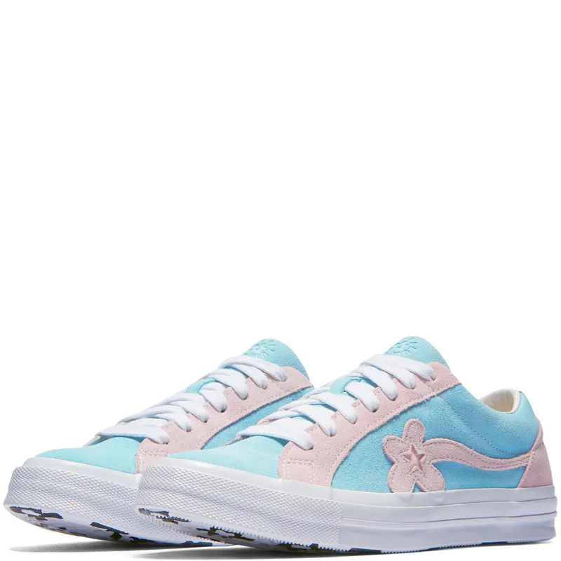 Converse One Star Ox Tyler the Creator Golf Le Fleur Light Blue Pink Plume/Pink Marshmallow-White (162127C)