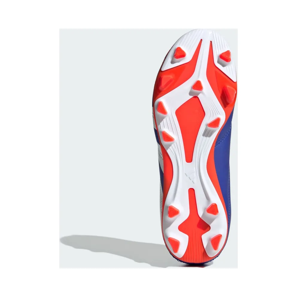adidas Predator Club Flexible Ground Boots Kids “Lucid Blue / Cloud White / Solar Red” (IF6424)