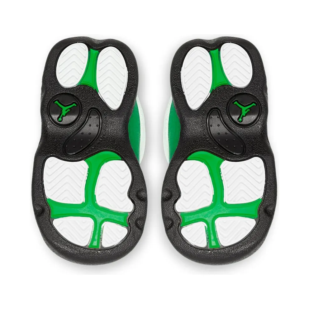Jordan 13 Retro White Lucky Green (TD) White/White-Lucky Green-Black (414581-113)