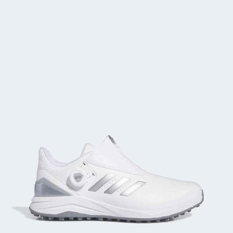 adidas Solarmotion BOA 24 Spikeless Golf Cloud White Silver Metallic Blue Burst (IF0284)