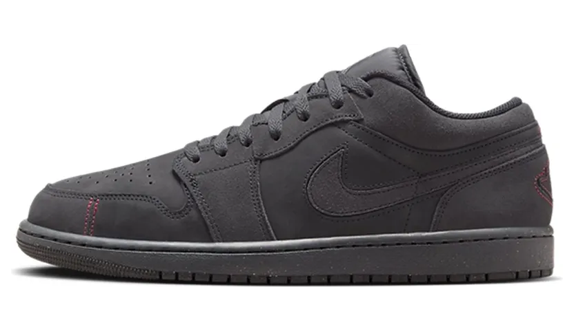 Jordan 1 Low SE Craft Dark Smoke Grey Varsity Red (FD8635-001)