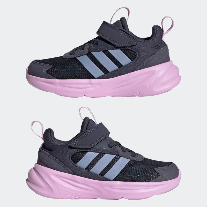 Adidas Ozelle Running Lifestyle Elastic Lace with Top Strap Shadow Navy / Altered Blue / Bliss Lilac (GW1562)