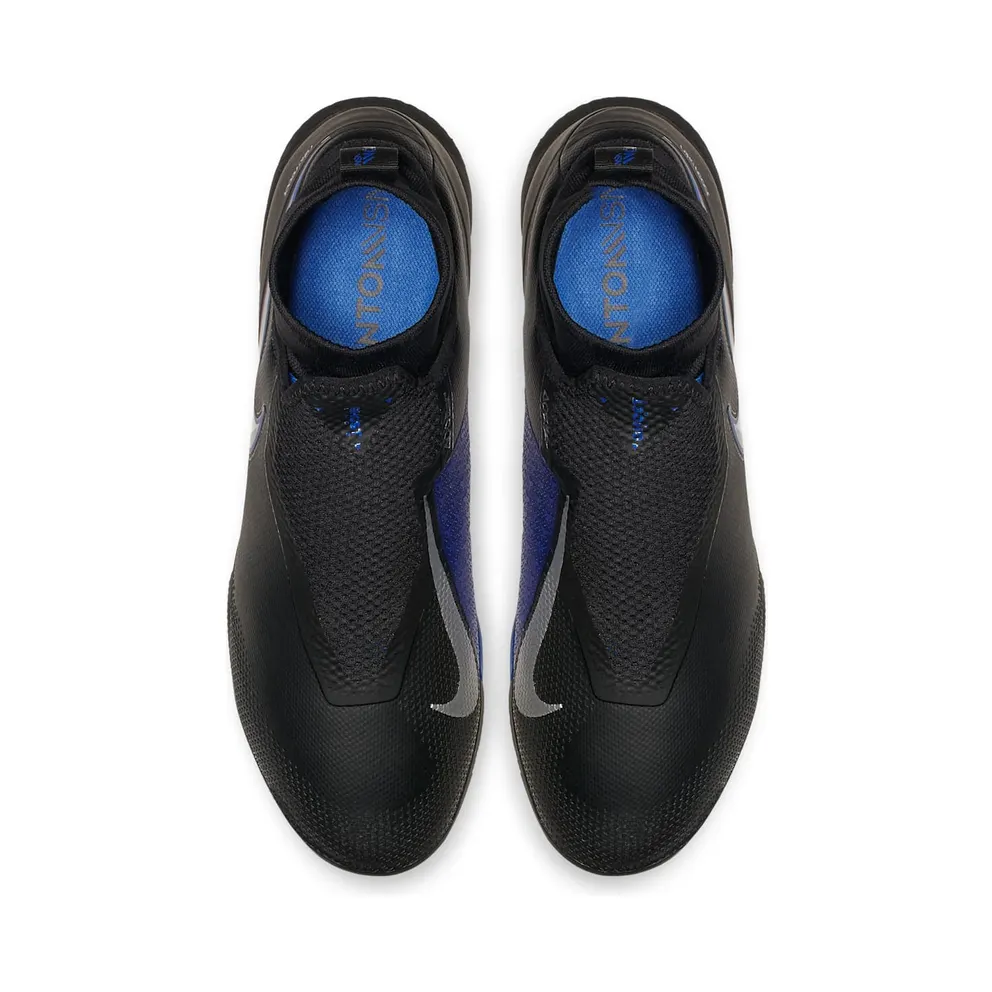 Nike React Phantom Vision Pro Dynamic Fit IC Black Black Racer Blue Metallic Silver (AO3276-004)