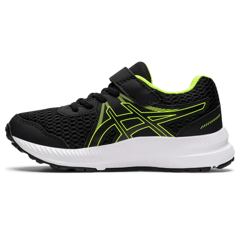 Asics CONTEND™ 7 PS Black/Hazard Green (1014A194.005)