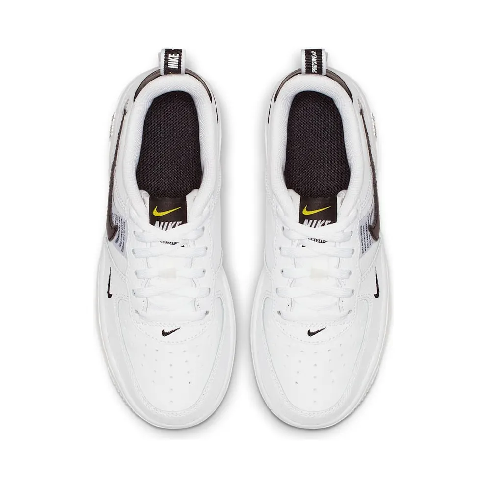 Nike Air Force 1 Low Utility White Black (PS) White/White-Black-Tour Yellow (AV4272-100)