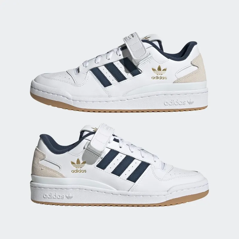adidas Forum Low Cloud White / Crew Navy / Gum (GY2648)
