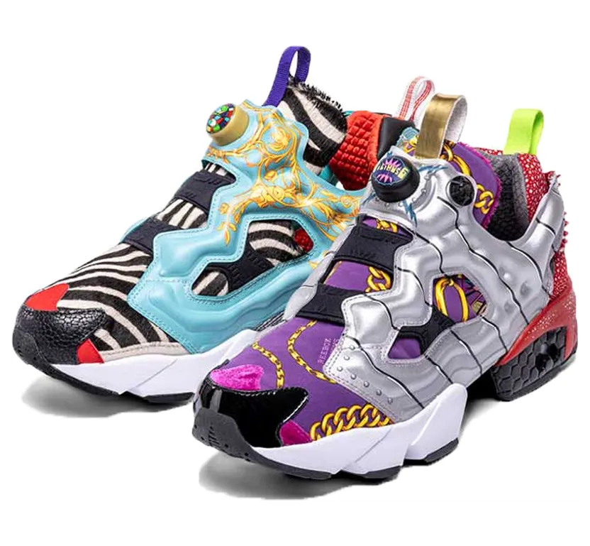 Reebok Instapump Fury Minions Vicious 6 Black/White-Silver Metallic (Other Brands Reebok)