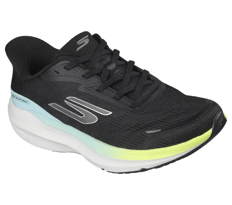 Skechers Slip-ins: Aero Pulse Sneaker Black/Yellow/Blue