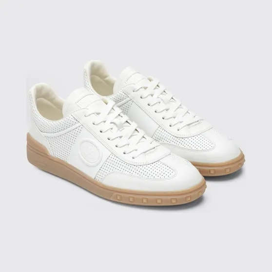 Valentino garavani Upvillage Perforated Nappa Leather Sneakers White (8Y2S0H77TFT0BO)
