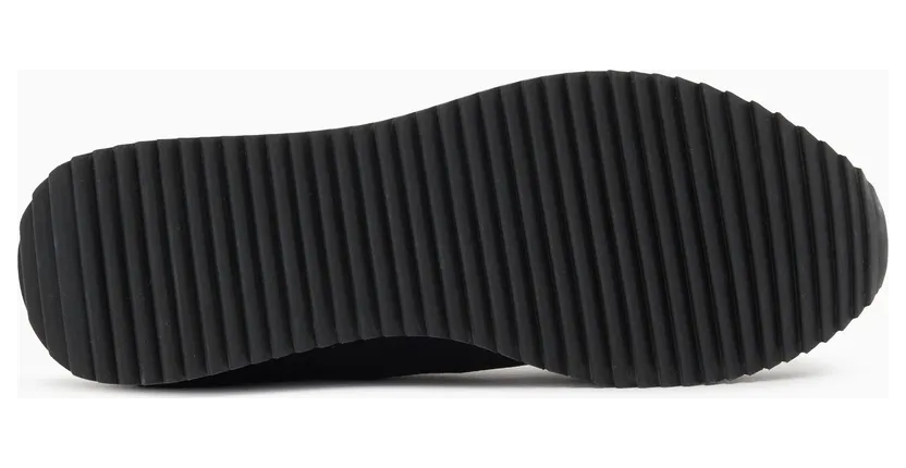Armani Black And White In Nylon And Suede With Rubber Sole (7X000870-AF28085-MC666) (6)
