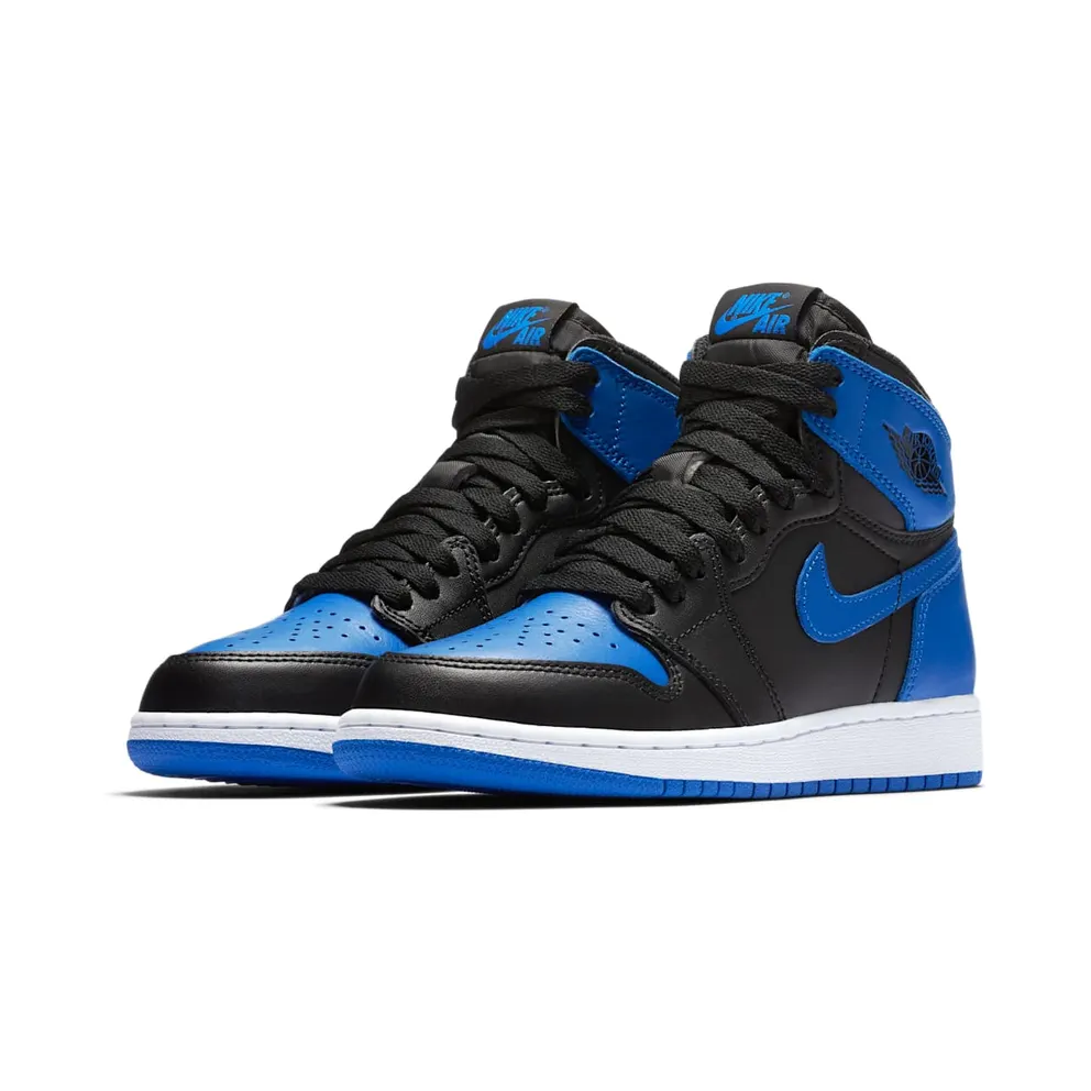 Jordan 1 Retro Royal 2017 (GS) Black/Royal-White (575441-007)