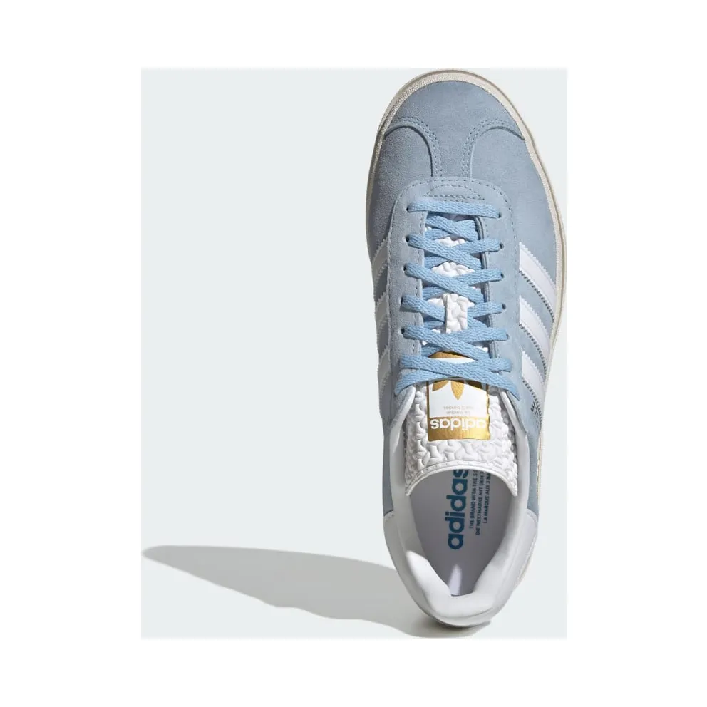adidas Gazelle Bold Clear Sky / Cloud White / Gold Metallic (ID6991)