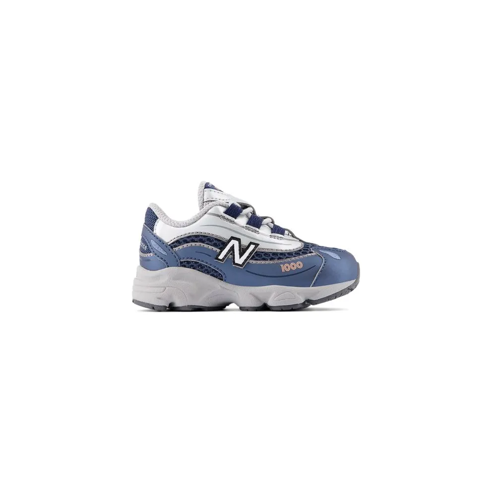 New Balance 1000 Bungee Lace Vintage Indigo Light Silver Metallic (IV1000PK)