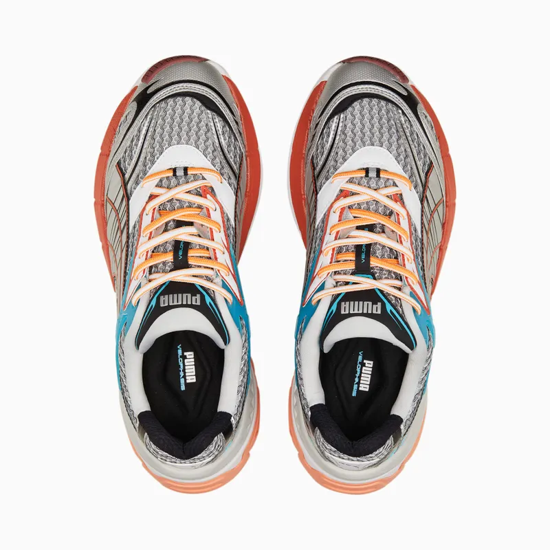 Puma Velophasis Phased Grey/Red – “White / Grey / Multi” (389365-02)