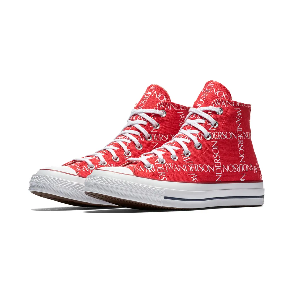 Converse Chuck Taylor All-Star 70s Hi Grid JW Anderson Red Red (162290C)