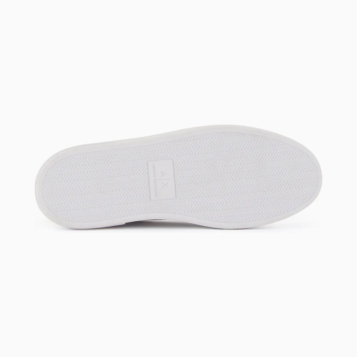 Armani Low-Top Sneakers With Embossed Pattern And Contrast Heel (XDX165-XV891-T782) (6)