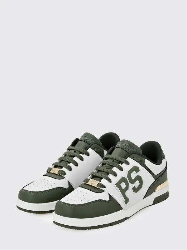 Plein Sport Leather Sneakers Green (SAESUSC0737STE003N65)