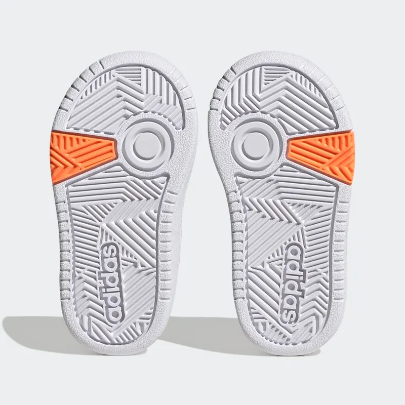 Adidas Hoops Cloud White / Beam Pink / Screaming Orange (H03859)