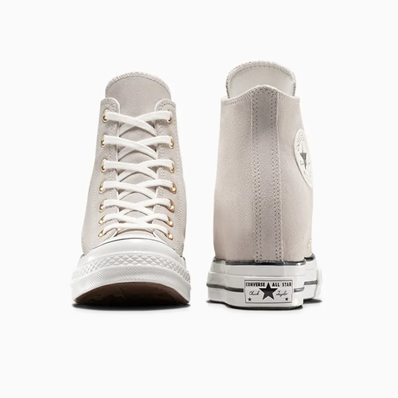 Converse Chuck 70 Wedge Platform Suede Warm Clay/Egret/Black (A13833C)