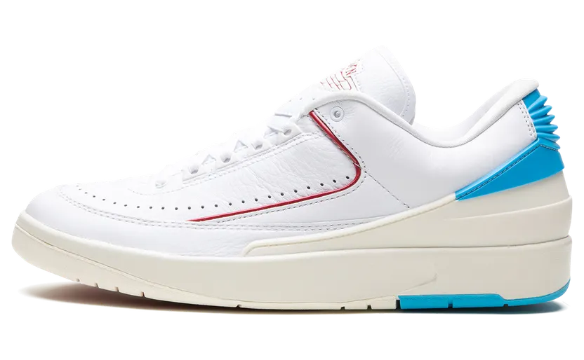 Air Jordan 2 Retro Low Wit/Dark Powder Blue/Sail/Gym Red (DX4401-164)