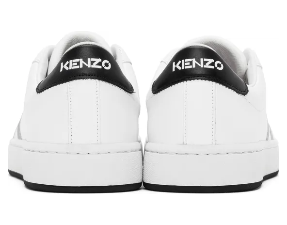 Kenzo White K-Logo Kourt Sneakers (FA62SN170L50) (4)