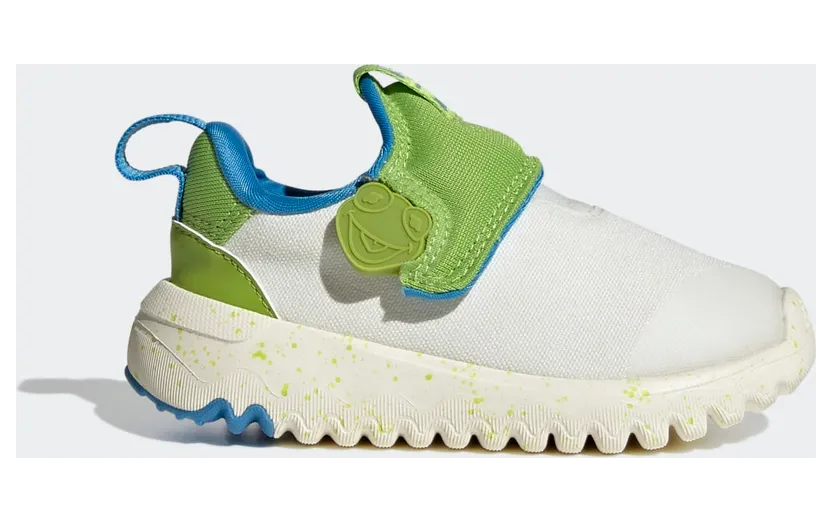 adidas x Disney Suru365 Muppets Kermit Instappers Off White / Pulse Blue / Still Green (GY6679)