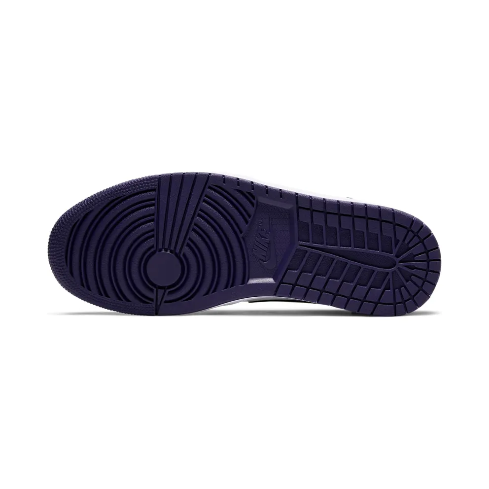 Jordan 1 Low Court Purple White/Black-Court Purple (553558-125)