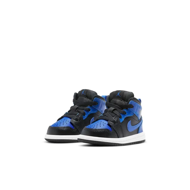 Jordan 1 Mid Hyper Royal (TD) Black/Hyper Royal/White (640735-077)