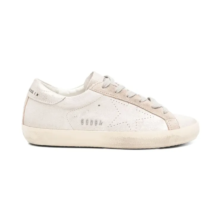 Golden Goose Sneakers aus Wildleder – Silber (GWF00105F007506)